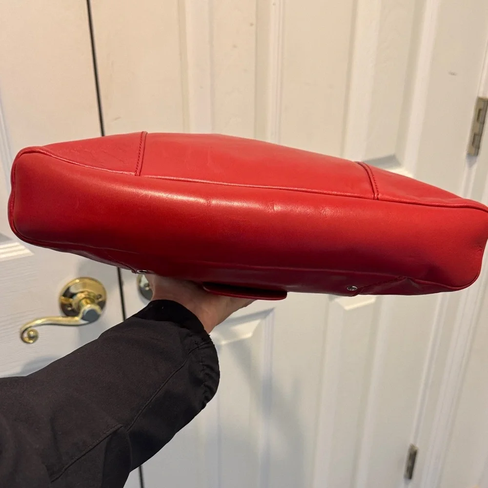 Kate Spade New York Red Leather Shoulder‎ Bag – Floral Lining